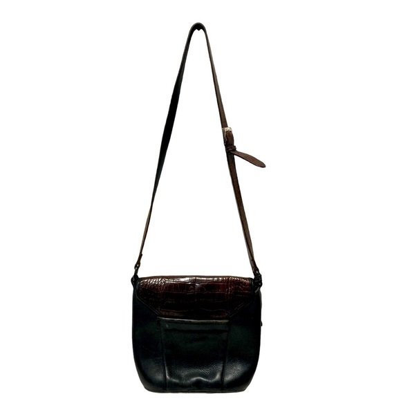 Vintage Brighton Stamped Leather Crossbody Bag - Picture 3 of 8